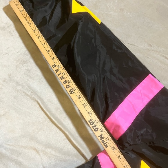 Vtg 80s 90s Jacket Cozy Kids Snow Coat Pink Color Block Girl Youth Small - Picture 10 of 11